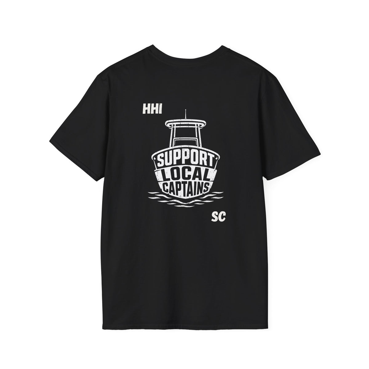 SUPPORT LOCAL CAPTAINS T-Shirt — Hilton Head Island Coastal Tee