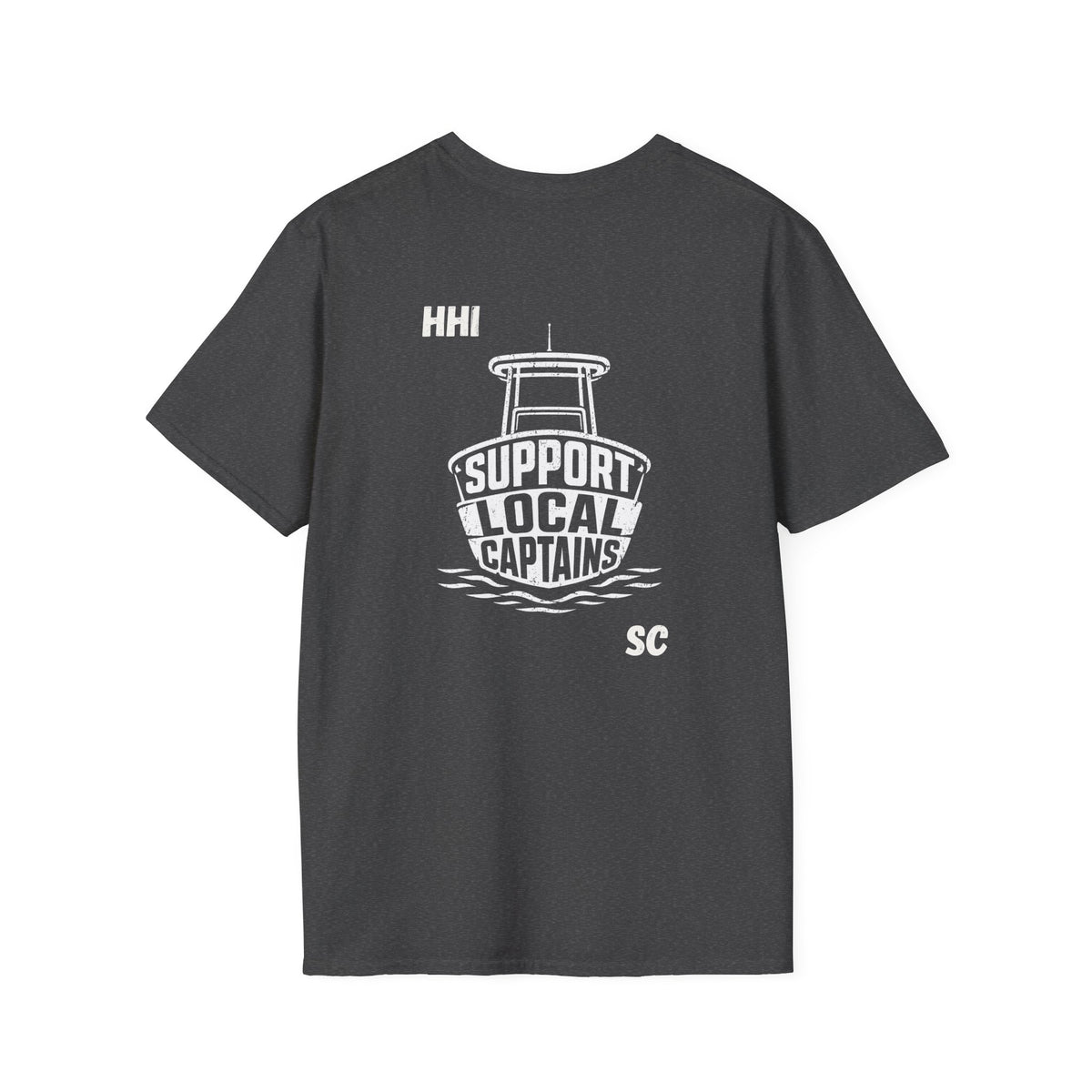 SUPPORT LOCAL CAPTAINS T-Shirt — Hilton Head Island Coastal Tee